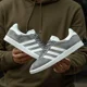 thumbnail image 1 of Adidas Originals Gazelle Men’s Athletic Shoe Gray Sneakers Trainer Footwear #480, 1 of 6