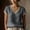 Gray_A, variant on V Neck Tops for Women Short Sleeve Lace Trim Summer Cotton Blouse,Khaki Size S