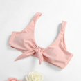 thumbnail image 4 of TSADFHJI Womens Swimsuits Tankini with Underwire Solid Color Print Split High Waist Pants Suspender Backless Bikini L, 4 of 6