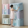 thumbnail image 2 of Clothes Storage Organizer Bins with Clear Window Storage Bins for Car Use & Household Use, 2 of 4