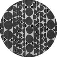 thumbnail image 1 of Ahgly Company Indoor Round Abstract Gray Modern Area Rugs, 8' Round, 1 of 4