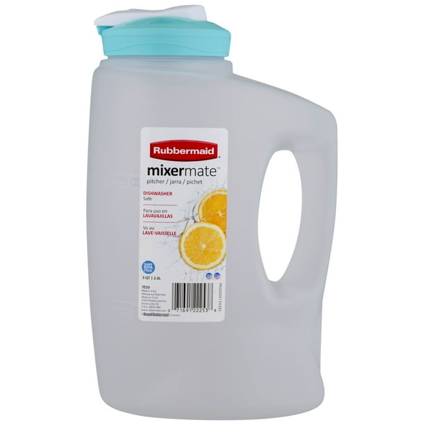 Rubbermaid 3Qt. MixerMate Pitcher/Bottle, Turquoise