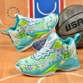 thumbnail image 2 of BINQER Zapatillas de baloncesto de caña alta for niños, zapatillas acolchadas con soporte transpirable for entrenamiento deportivo juvenil., 2 of 5