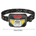 thumbnail image 3 of Rechargeable Motion Sensor LED Headlamp with 230° Adjustable Beam IPX4 Lightweight Hands-Free Light for Outdoor Camping Running, 3 of 6