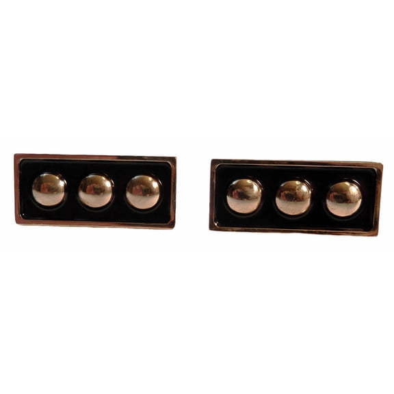 Star Trek The Next Generation Three Star Vice Admiral Rank Collar Pips-Set of 2