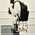 thumbnail image 6 of FORMRS Student Insulated Lunch Bag with Shoulder Strap Reusable Cooler Box for School, Beige Cherry, 6 of 9