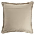 thumbnail image 5 of Ox Bay Wilma 24" x 24" Potters Clay Brown Stitch Bordered Cotton Adult Decorative Throw Pillow, 5 of 8