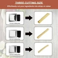 thumbnail image 3 of 2 - Pack 1/4'' Replacement Chopper Blades & Pushers - For Veggie, Fruit & French Fry Cutters, Silver, 3 of 9
