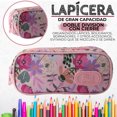 thumbnail image 4 of US Urban Juego Escolar Mochila con Carrito Lonchera y Estuche para Niños y Niñas (rosa gato), 4 of 6