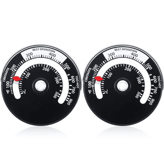  FDXGYH Magnetic Stove Thermometer Fire Stove Pipe Thermometer  for Wood Log Chimney Pipe Oven/Wood Stove : Home & Kitchen