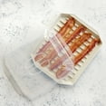 thumbnail image 3 of Nordic Ware Microwave Safe Covered Plastic Bacon Rack with Lid,  White, 2 Pieces, 3 of 12
