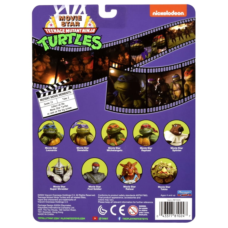 Teenage Mutant Ninja Turtles: 4” Original Movie Star Super