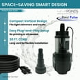 thumbnail image 5 of Half Off Ponds Pond Pulse Submersible Pond Pump, 4200 GPH Hybrid Drive, 30 ft Cord, 5 of 7