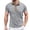 Grey, variant on Mens Polo Shirts Color Blocked Button Open Neck Casual Loose Business Sports Short Sleeved Men'S Clothing