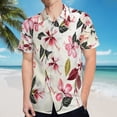 thumbnail image 5 of High Quality Hawaiian Shirts for Men Short Sleeve Aloha Beach Shirt Floral Summer Casual Button Down Shirts Blouses EAX5KF, 5 of 7