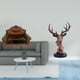 thumbnail image 2 of Figura De Cabeza De Ciervo En Miniatura Para Sofá O Silla, Accesorio Para Manualidades, Estatua De Animal, Decoración Del Hogar, Micropaisaje, Regalo, Adorno Decorativo De Resina, 2 of 8