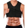 thumbnail image 1 of Men's Neoprene Weight Loss Sauna Shirt Suit Long Sleeve Hot Sweat Body Shaper Tummy Burner Slimming Workout, 1 of 6