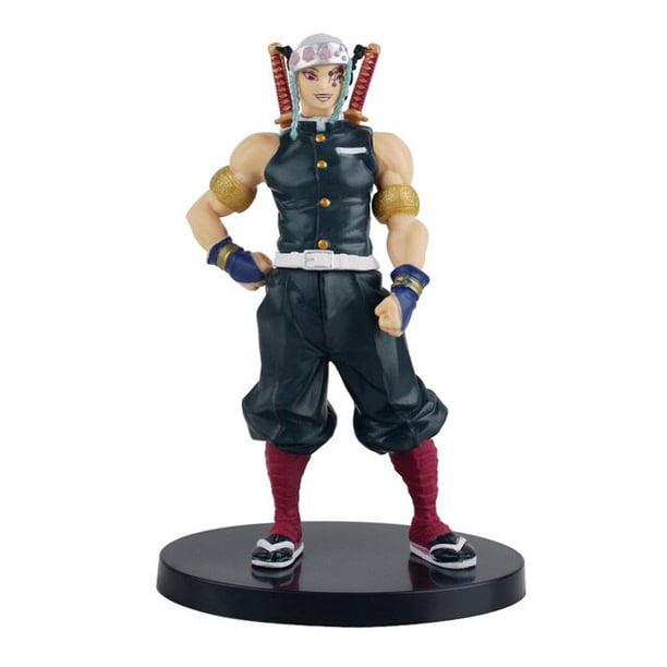 Figurilla de Dessin Anime Demon Slayer, Jouet Miniatura en PVC, Kamado, Tanjirou, Nezuko, Personnages d'Action, Zenitsu Inosuke, Kimetsu, Pas de YaibaUzui Tengen sin caja zhangmengya unisex