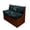 Mandala Frog, variant on Uorisanigo 2 PCS Mandala Frog RV Cushion Covers Stretchable Camper Dinette Cushion Covers with 1 Backrest & 1 Bench Cover Elastic Sofa Furniture Protector RV Accessories for Inside