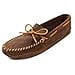 thumbnail image 3 of Minnetonka Men's Double Bottom Softsole Moccasin (Brown Ruff)-11 M US, 3 of 4