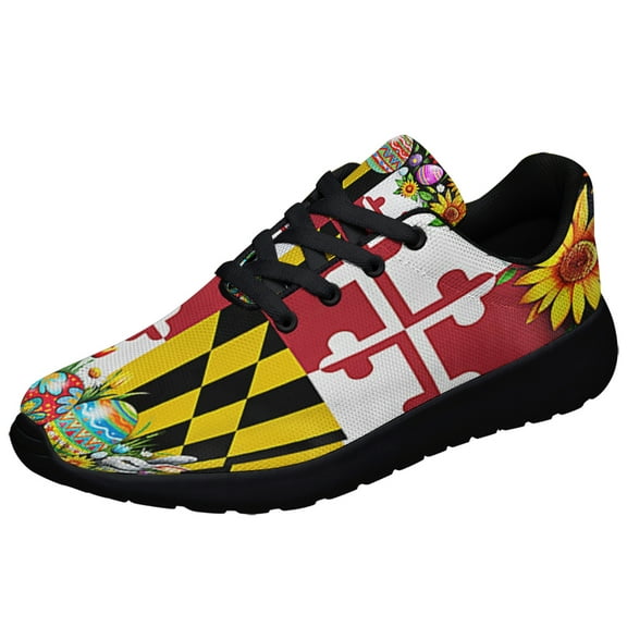 Maryland Stte EaStr Day Shoes Sneakers Black Size 3.5