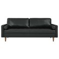 thumbnail image 4 of Valour 81" Leather Sofa-EEI-4634-BLK, 4 of 7