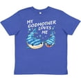 thumbnail image 3 of Inktastic My Godmother Loves Me- whale shark Youth T-Shirt, 3 of 5