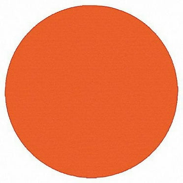 Mighty Line Floor Tape,Orange,2.69" Dia,Circle,PK200  ODOT2.7