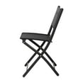 thumbnail image 6 of BizChair Set of 4 Commercial Grade Indoor/Outdoor Folding Chairs with Black Flex Comfort Material Backs and Seats and Black Metal Frames, 6 of 16