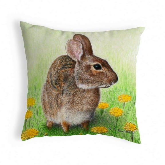 Betsydrake KS053R Rabbit Right Noncorded Pillow - Small
