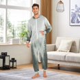 thumbnail image 6 of FORMRS Onesies Pajama for Adults Unisex Hoodie Winter Jumpsuit One Piece Sleepwear, Sizes S-2XL, Foggy Forest, 6 of 7