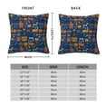 thumbnail image 2 of Pofeuu Funny Steam Train Print Double-sided plush pillowcase Square Throw Pillow Covers Pillows Cover for Living Room Bedroom Sofa Couch Cushion Cover（No pillow core）-24"x24", 2 of 7