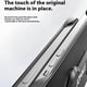 thumbnail image 4 of For Samsung Galaxy S24 FE Case Hard PC Frameless Baking Paint Kickstand Phone Cover - Black, 4 of 5