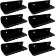 thumbnail image 1 of Vinyl Record Shelf Wall Mount, 8 Pack, Black, Acrylic, Storage Rack, 1 of 1