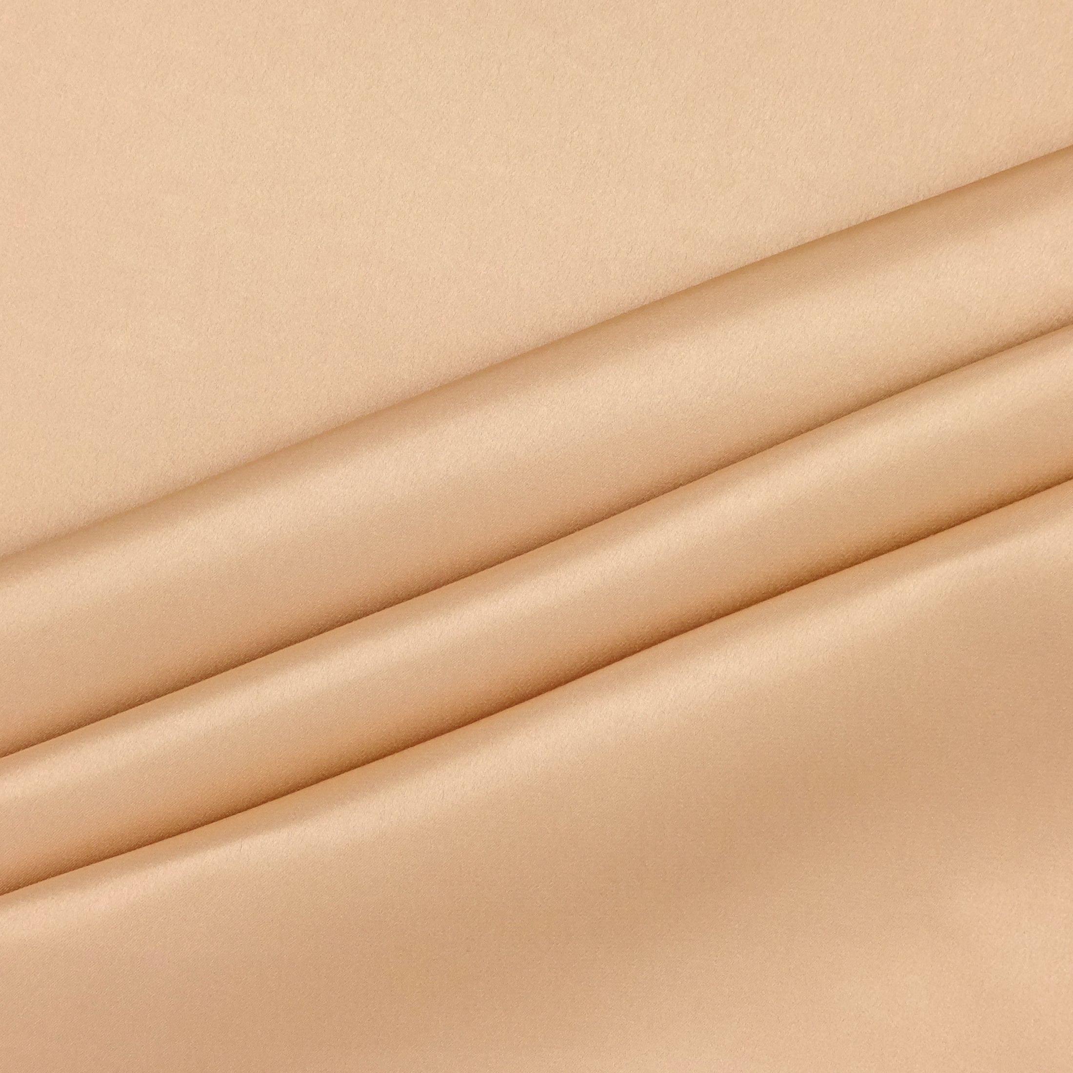 Hello Hobby 59” x 72” 100% polyester crepe back satin 2 yard precut fabric, Champagne, 59" wide for sewing & crafting
