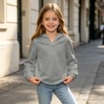 thumbnail image 3 of StSilkitty Kids Hooded Sweatshirts Long Sleeve Pullover Sweatshirt Tops Fall Winter Outdoor Warm Clothes Size 5-16, 3 of 8