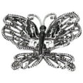 thumbnail image 2 of Broche Pin Diamante Hueco Mariposa Patrón Solapa Pin Escudo Insignias Fiesta Ramillete AccesoriosNegro, 2 of 5