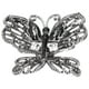 thumbnail image 2 of Broche Pin Diamante Hueco Mariposa Patrón Solapa Pin Escudo Insignias Fiesta Ramillete AccesoriosNegro, 2 of 5