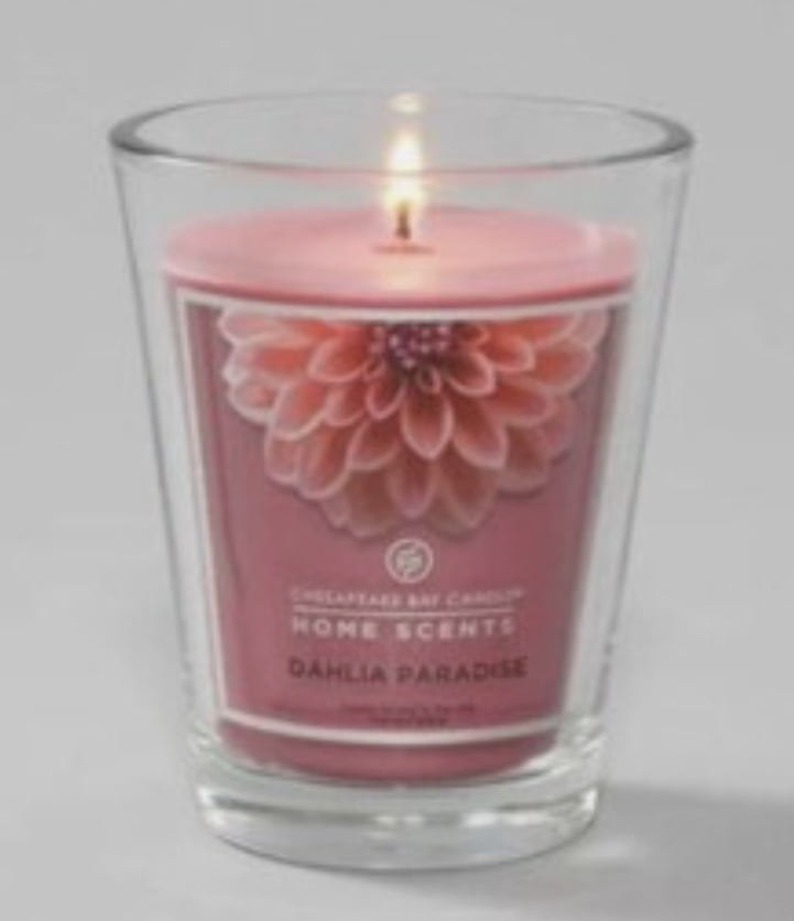 Chesapeake Bay Candles Home Scents - Dahlia Paradise - Medium Jar Candle
