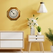 DayClocks Classic Day-of-the-Week Wall Clock with 10 Oak Wood Frame