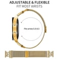 thumbnail image 5 of M-Type Milanese Bands For Huawei Watch 2 Stainless Steel Metal Strap - Black, 5 of 5