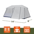 thumbnail image 2 of Ozark Trail 14' x 8' 8-person instant cabin tent with full rainfly, 2 of 18