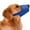 Blue, variant on Adjustable Breathable Fabric Dog Muzzle for Training and Outdoor Activities with Quick Release Strap and Secure Fit Design