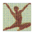 thumbnail image 1 of Gymnasts in Pointillism - Canvas, 1 of 10