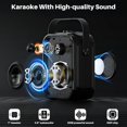 thumbnail image 2 of Altavoz Bluetooth portátil Karaoke Machine Bobtot con 2 micrófonos, 2 of 8