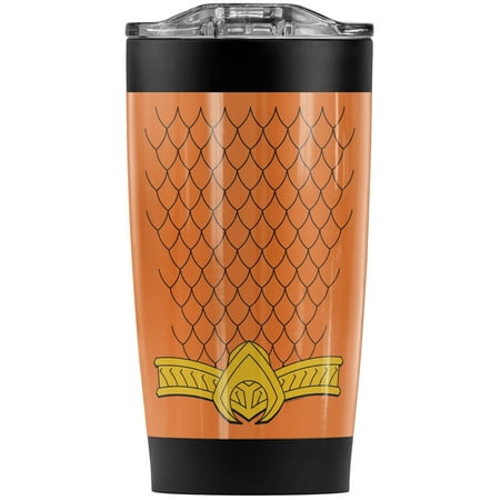 

Justice League New Aqua Costume Stainless Steel Tumbler 20 oz Coffee Travel Mug/Cup Vacuum Insulated & Double Wall with Leakproof Sliding Lid | Great for Hot Drinks and Cold Beverages