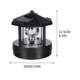 thumbnail image 2 of Luz LED solar giratoria de torre - Luz solar de jardín con rotación de 360° y 2 paneles solares para decoración exterior de jardín, patio y jardín, 2 of 2