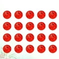 thumbnail image 2 of 50pcs Clear Crystal Button Adorable Shirt Button Simple Sweater Fasteners Delicate Sewing Buttons Coat Button Accessory for Man Woman Baby DIY (Red), 2 of 5