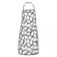 thumbnail image 1 of Custom Bib Hello Kitty Cat Apron for Men Women Unisex Adult Chef Kitchen Cooking Tablier Cuisine Painting, 1 of 7