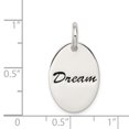 thumbnail image 4 of FB Jewels Sterling Silver Polished Enamel Dream Pendant, 4 of 4